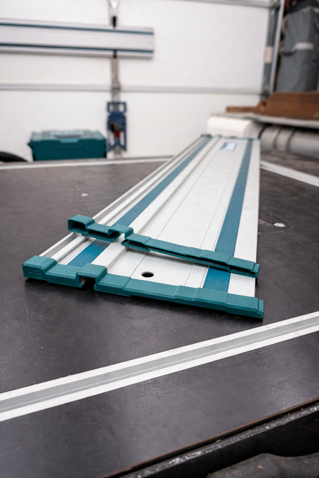 Track Saw End Cap for Guide Rail