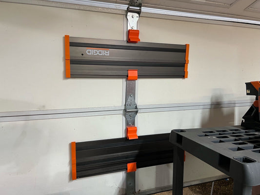 Track Saw Rail Holders Guide Rail Mounts for Ridgid Track Saw (R48630B) - Quick and Secure Mounting