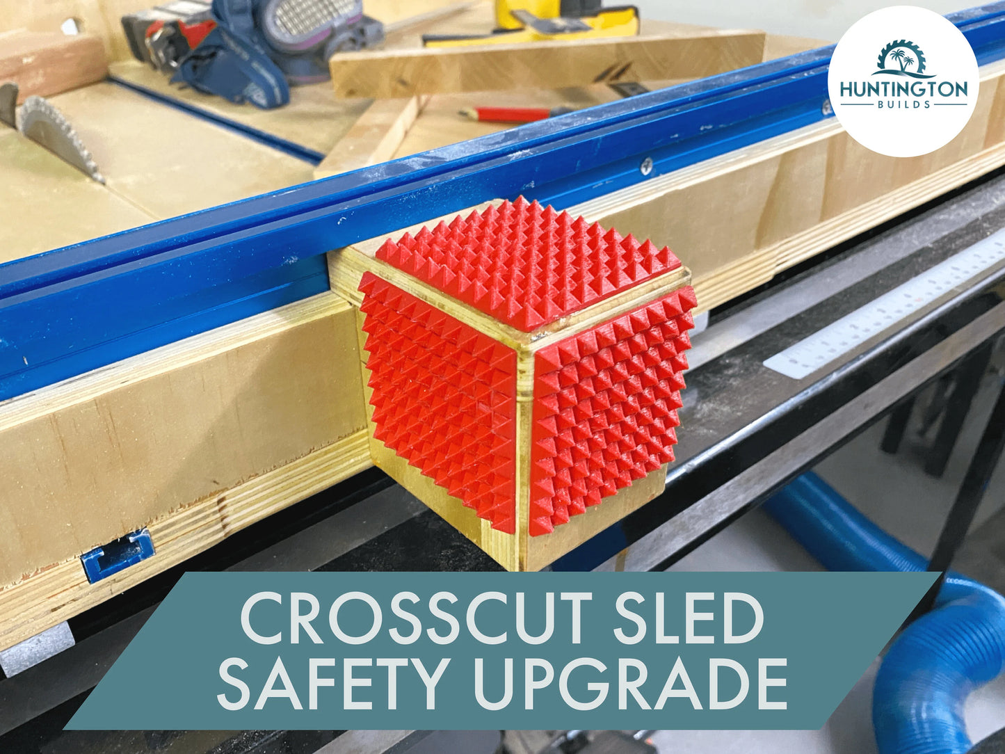 Precision Tactile Safety Plates for Crosscut Sleds