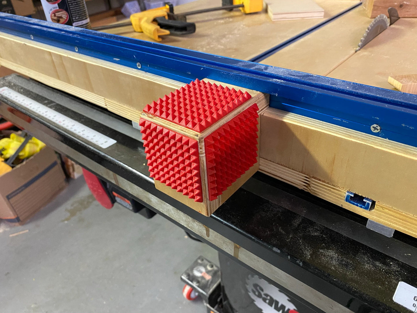 Precision Tactile Safety Plates for Crosscut Sleds