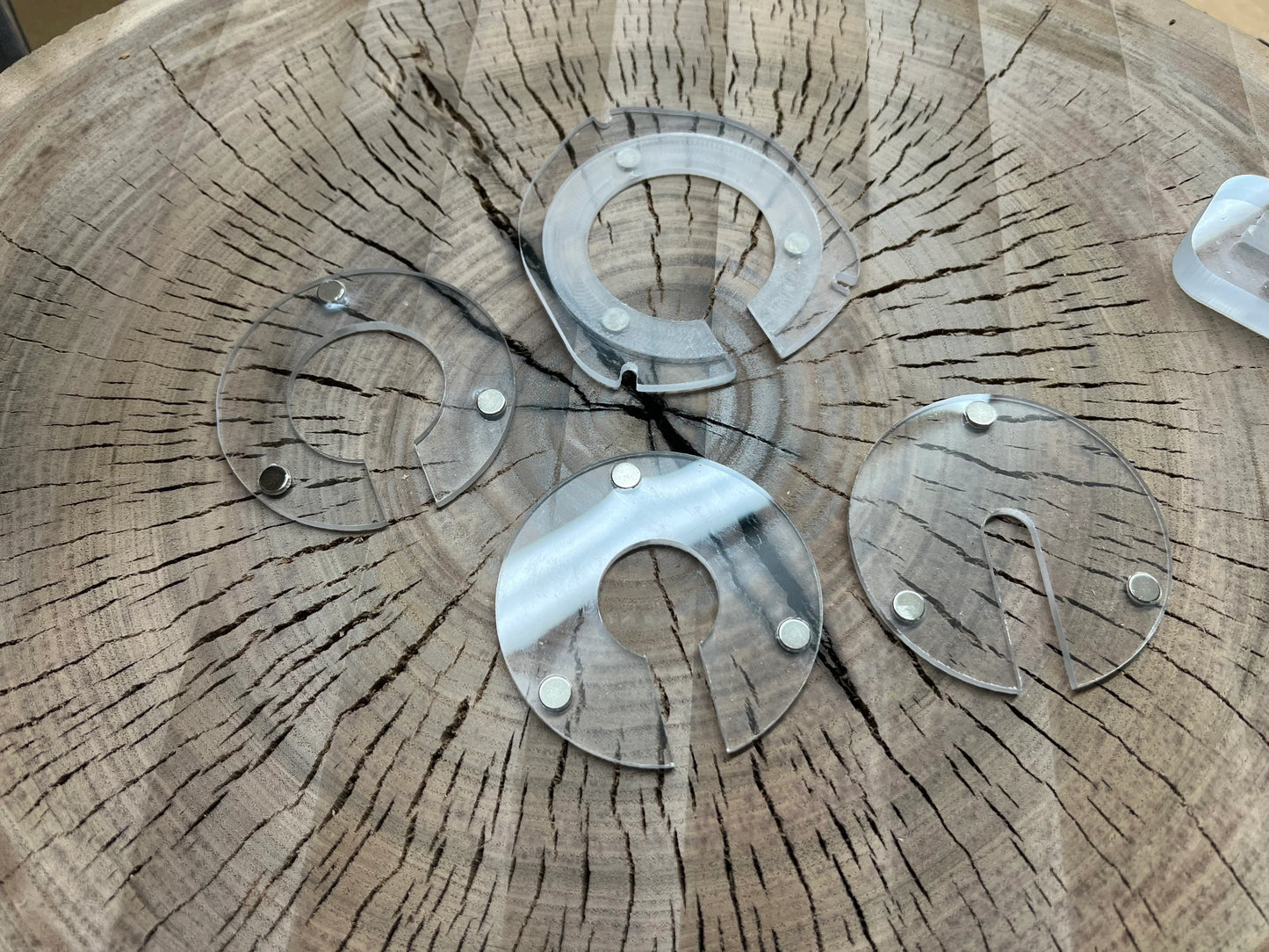 Magnetic Quick Swap Plates Active Mount for Dust Shoe Holder