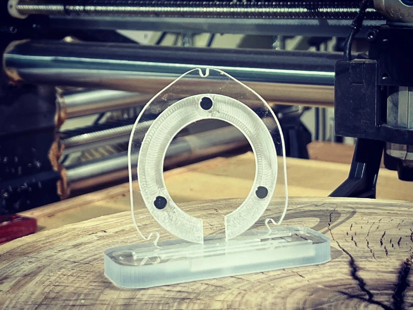 Replacment Magnetic Quick Swap Plate for Suckit Dust Shoe/Router Shield on Hobby CNC (Onefinity & ETC)