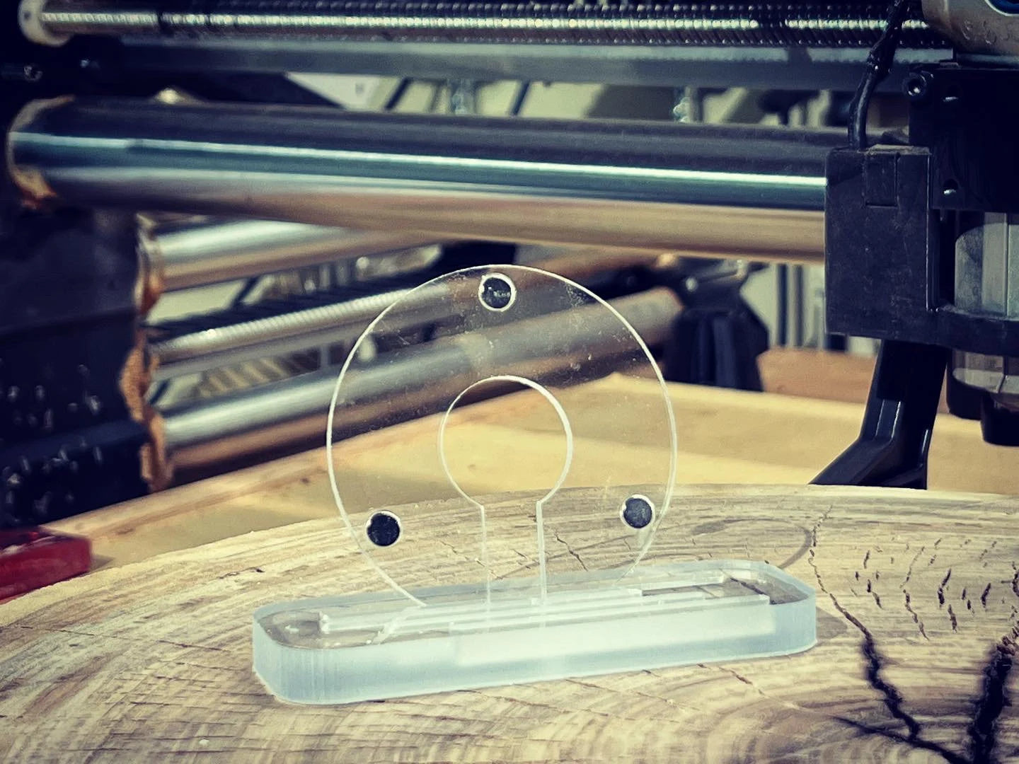 Replacment Magnetic Quick Swap Plate for Suckit Dust Shoe/Router Shield on Hobby CNC (Onefinity & ETC)