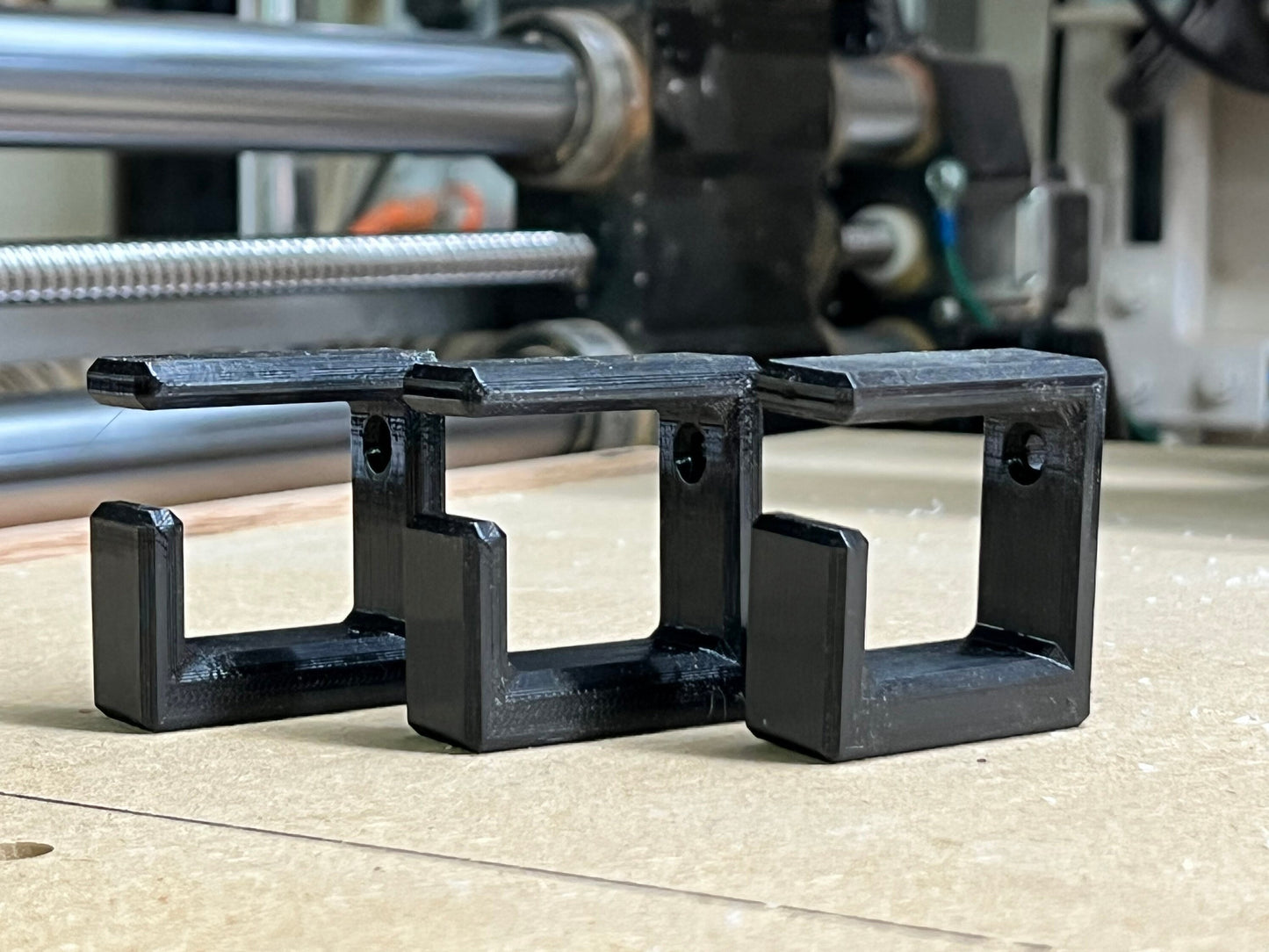 Wall-Mounted 3D Printed Bandsaw Blade Hook for Safe Space-Saving Blade Storage