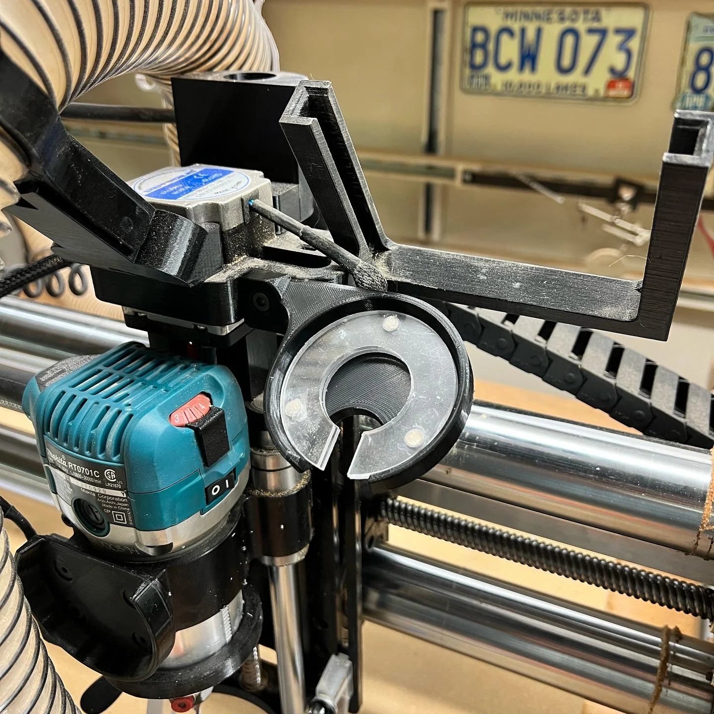 Magnetic Quick Swap Plates Active Mount for Dust Shoe Holder