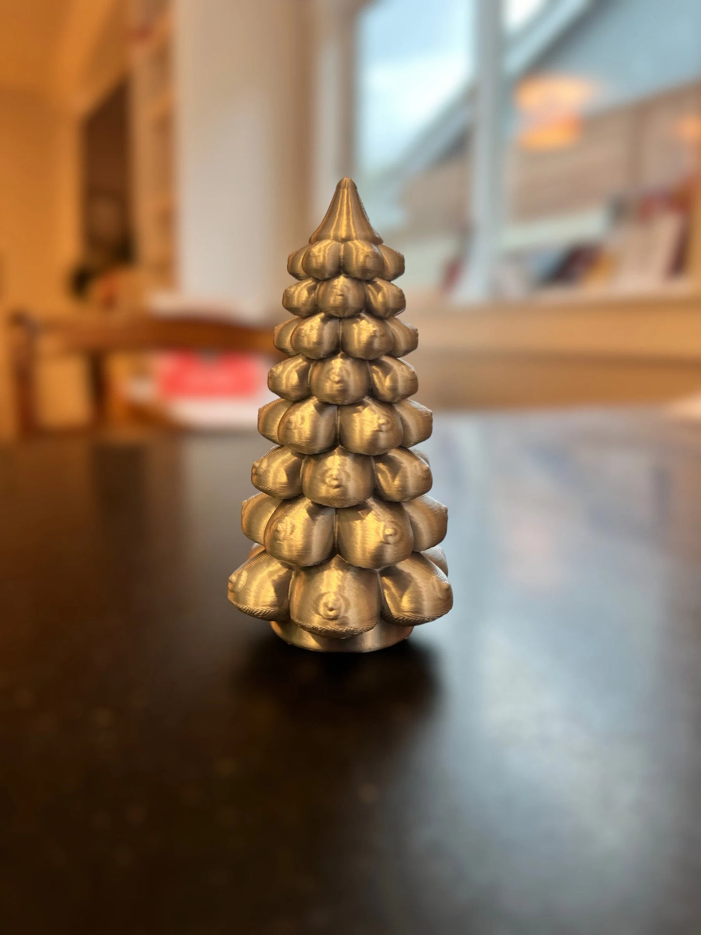 Titmas Holiday Ornament 3D Printed White Elephant Gag Gift Adult Christmas Present