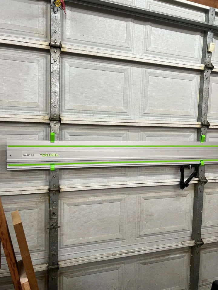 Universal Track Saw Rail Holders Guide Rail Mounts - Quick and Secure Mounting Festool, Makita, Milwaukee, Powertec, Kreg, Wen, & More