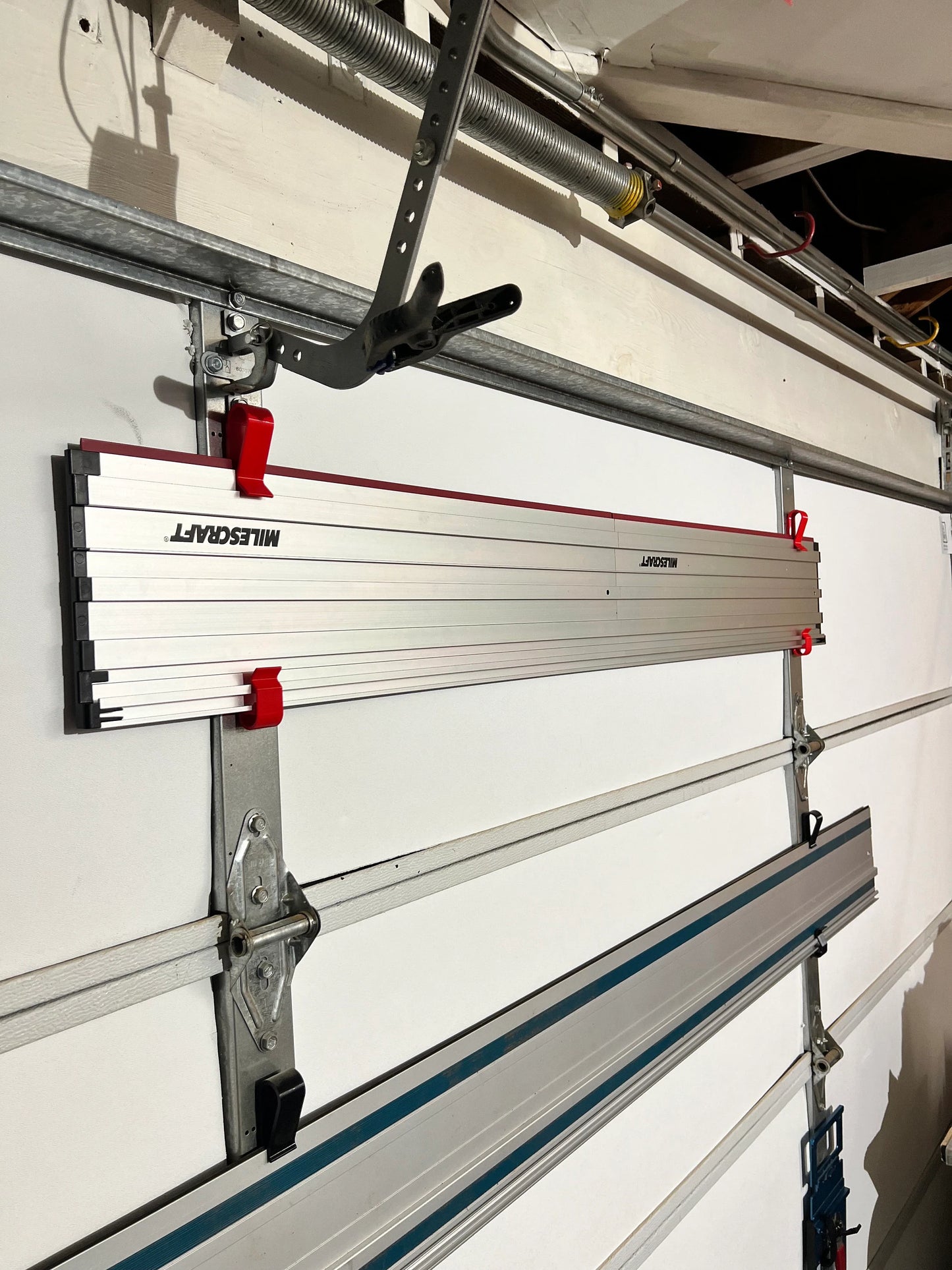 Track Saw Rail Holders Guide Rail Mounts for Milescraft Track Saw Guide (1409) - Quick and Secure Mounting