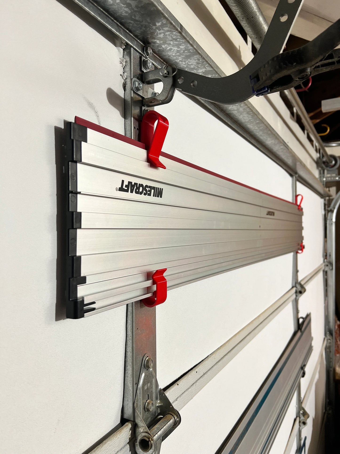 Track Saw Rail Holders Guide Rail Mounts for Milescraft Track Saw Guide (1409) - Quick and Secure Mounting